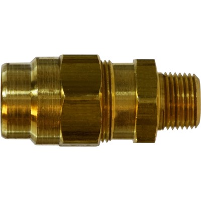 3/8 X 1/4 HOSE ID X MIP ADAPTER