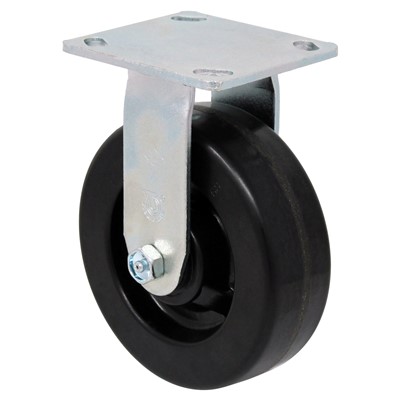 5X2 RIGID CASTER W/PHENOLIC WHEEL