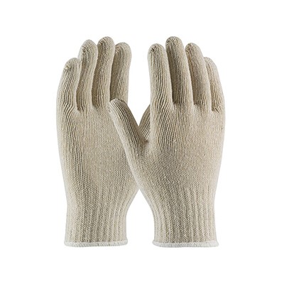 COTTON/POLYESTER SEAMLESS KNIT GLOVES