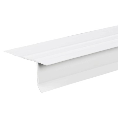 37154 EDGE DRIP F4-1/2 VNYL WHT 10FT