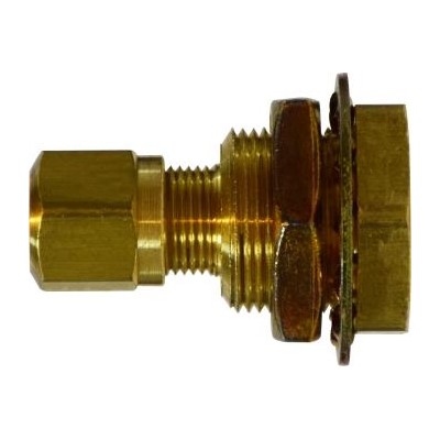 3/8 X 7/8-20X 3/8 BRASS BULKHEAD