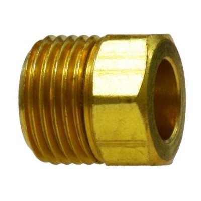 1/8 INVERTED FLARE BRASS NUT