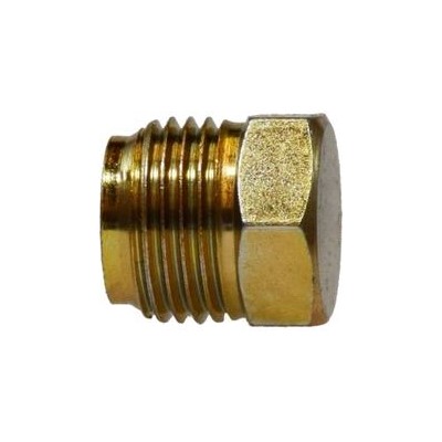 3/4 BRASS INVERTED FLARE PLUG