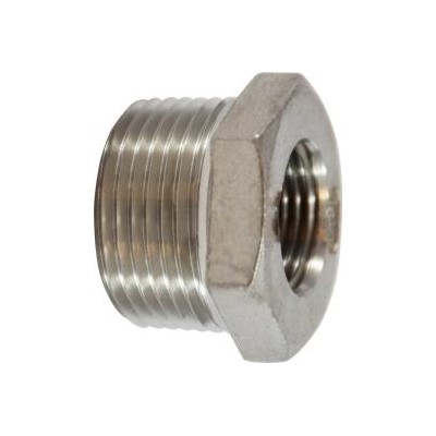 1 X 3/4 M X F 304SS HEX BUSHING