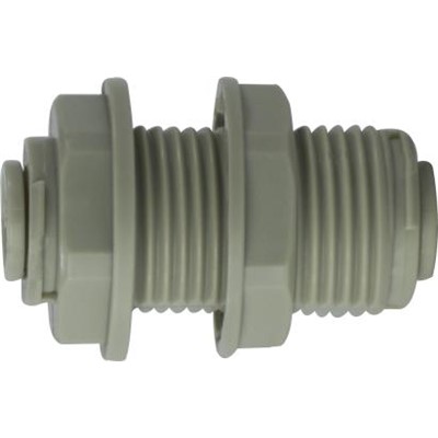 1/4 PLASTIC P-IN BULKHEAD UNION