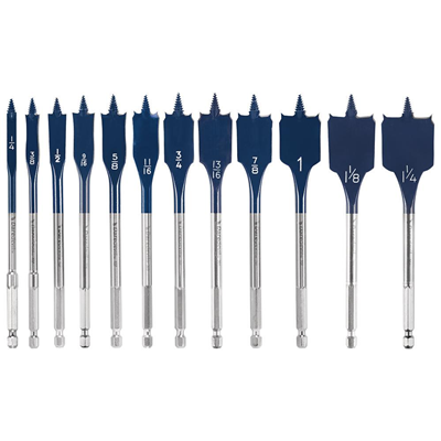 62865 SET SPADE BIT DAREDEVIL 12PC