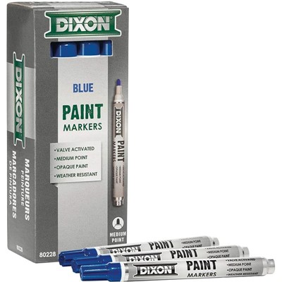 80228 PAINT MARKER MED 12PK BLUE