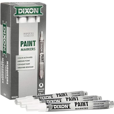 80229 PAINT MARKER MED 12PK WHT