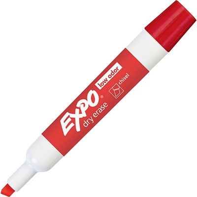 0) RED EXPO MARKER (12/BX)