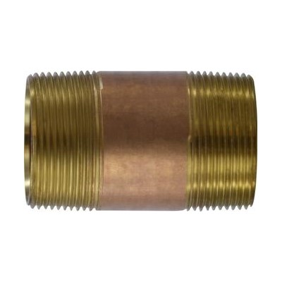 1-1/2 X 3-1/2 RED BRASS NIPPLE