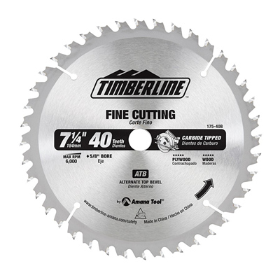 TIMBERLINE 7-1/4 X 40T BULK