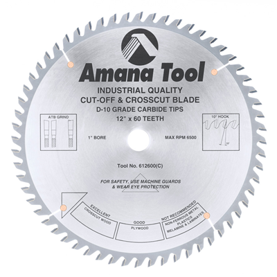 12/60T CUT-OFF SAW ATB GRIND