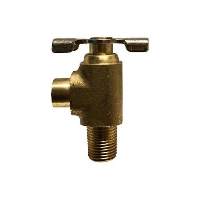 1/8MIP X .38ID BIB NEEDLE VALVE