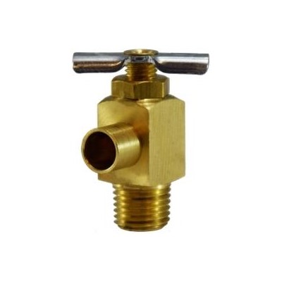 1/4MIP X .38ID BIB NEEDLE VALVE