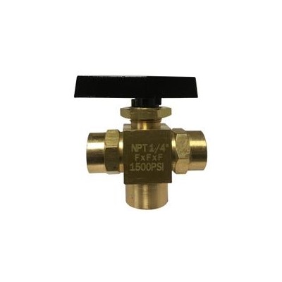 1/4FX1/4FX1/4F 3WAY BALL VALVE 2500PSI