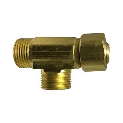 1/4 x 3/8 Compression Swivel Tee