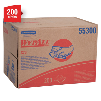 55300 WYPALL X70 WIPERS BRAG BOX WHITE