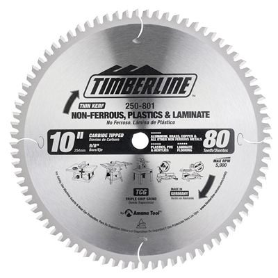 TIMBERLINE BLADE 10IN X 80T TCG