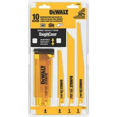 DW4898 10PC. RECIP BLADE KIT