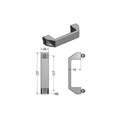 HANDLE 120 GRAY