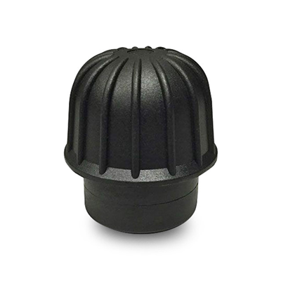 BLACK PLASTIC CAP