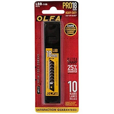 LB-10B OLFA HD BLADES 10PK