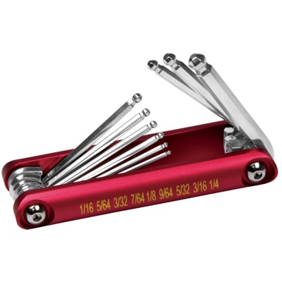 11675 9PC ALUM FOLDING HEX KEY SET