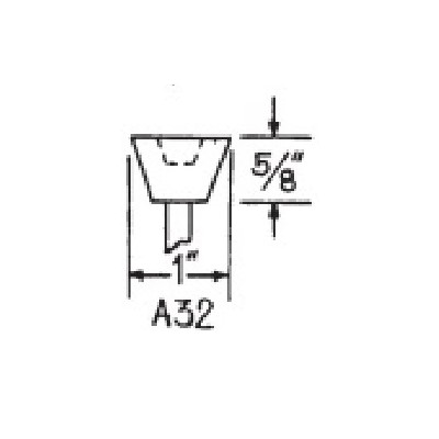 03270 MOUNTED PT A32 1X5/8