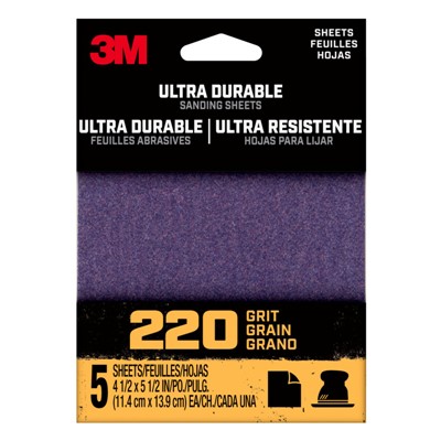 27366 CLIP-ON 1/4 SHEET 220GRIT