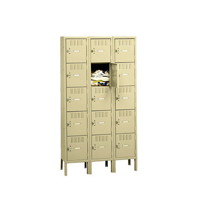 STEEL LOCKER GRAY 36X12X66