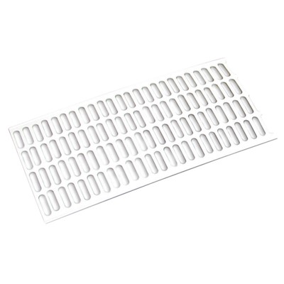 10402 COVER GUTTER LEAF VNYL WHT 5FT