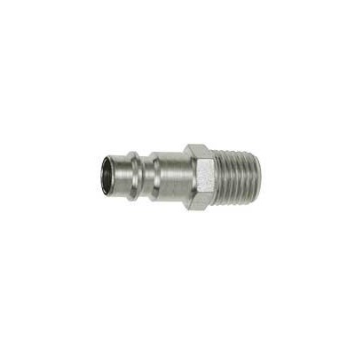 0) 1/4 MALE PLUG WITH 1/4 MALE NPT THREA