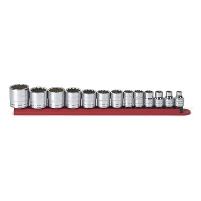 SET SKT STD SAE 3/8DR 12PT 13PC