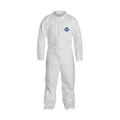 0) TYVEK SUIT MED NO ELASTIC