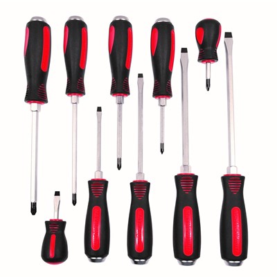 10 PIECE CAPPED END SCREWDRIVER SET