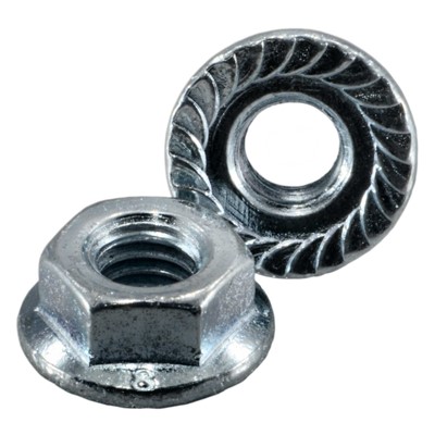 FLANGE NUT METRIC 6MM - 1.00