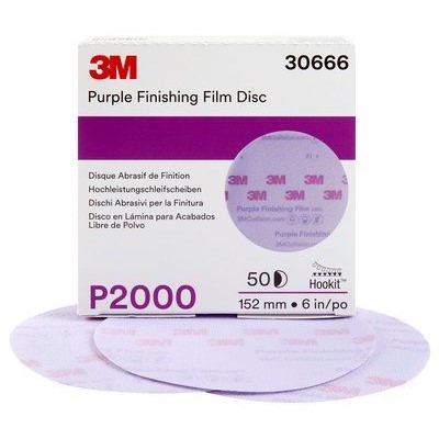 6" HOOKIT 2000 GRT PURPLE FINISHING DISC