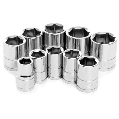 38202 10PC 3/8 DR METRIC SOCKET SET