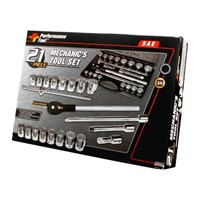 34904 21PC 3/4 DR SAE SOCKET SET