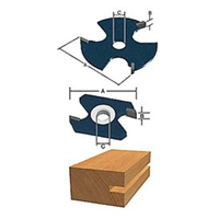 35236 CUTTER SLOT 3-WING 1/8X1-7/8IN