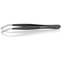 02082 SS POSING TWEEZERS-35Â°ANG-ESD