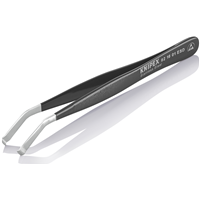 02082 SS POSING TWEEZERS-35Â°ANG-ESD