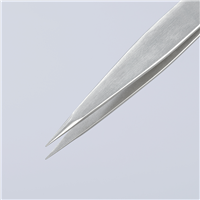 01467 SS GRIPPING TWEEZERS-NDL PT TIPS