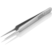 01469 SS GRIPPING TWEEZERS-NDL PT TIPS