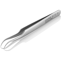 01481 SS GRIPPING TWEEZERS-NDL PT TIPS