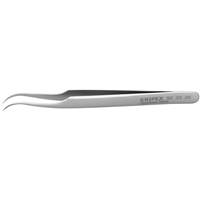 01481 SS GRIPPING TWEEZERS-NDL PT TIPS