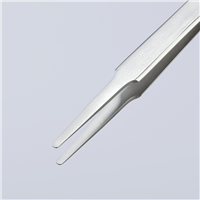 01487 SS GRIPPING TWEEZERS-BLUNT TIPS