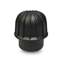 BLACK PLASTIC CAP