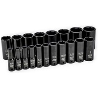 19PC SAE DEEP WELL SOCKET SET