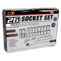 32901 26PC 1/2 DR SAE SOCKET SET